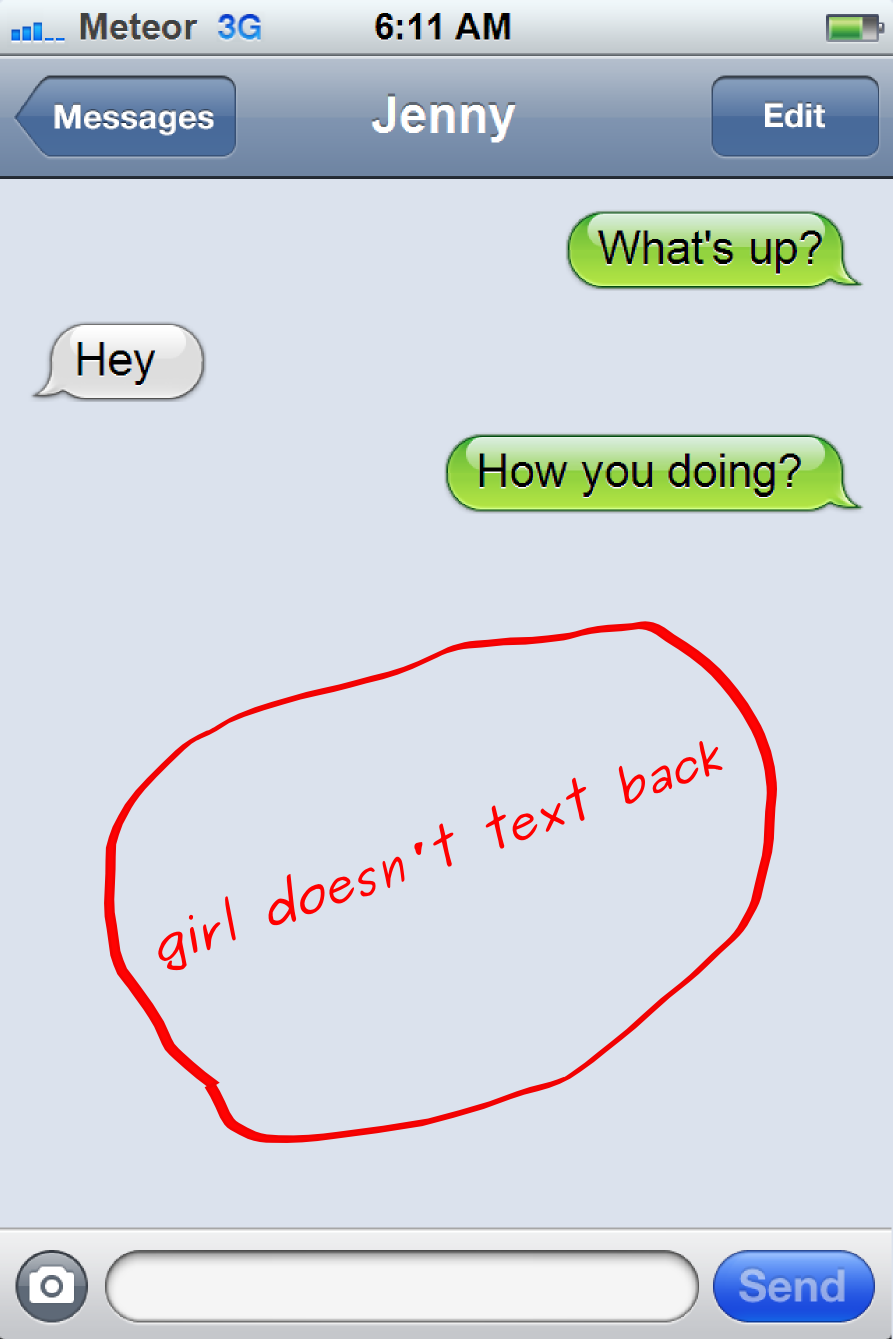 Why do girls take so long to text back
